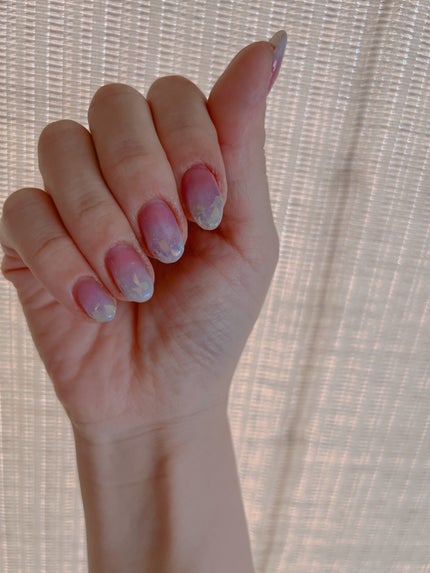 ジェルネイル(ライト対応)/セリア/ジェルネイルを使ったクチコミ(4枚目)