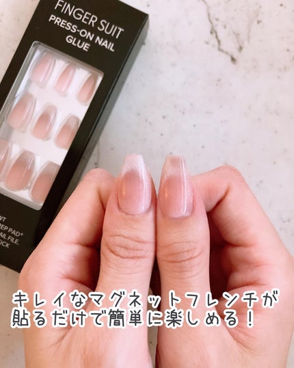 ネイルチップ(シールタイプ)/FINGER SUIT/ネイルチップ・パーツを使ったクチコミ(7枚目)