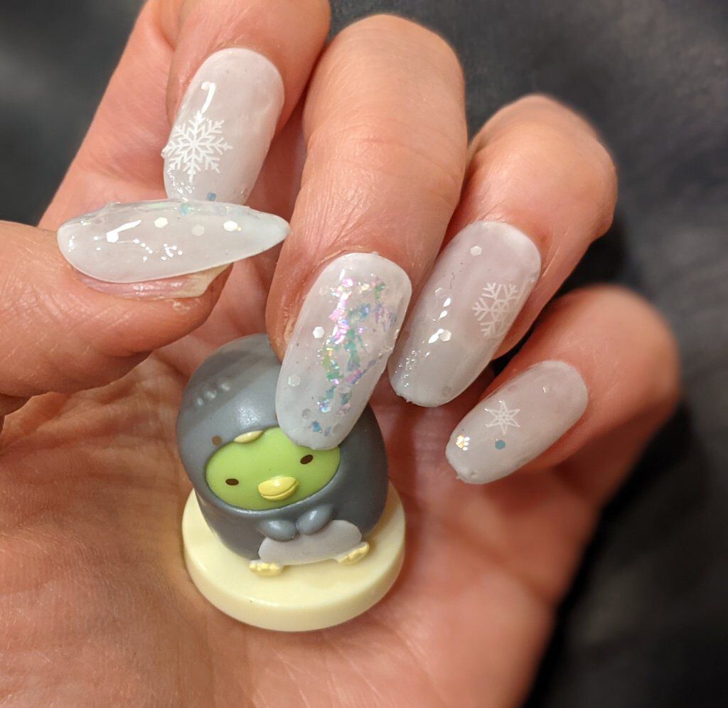 ネイルシール/セリア/ネイルシールを使ったクチコミ（2枚目）