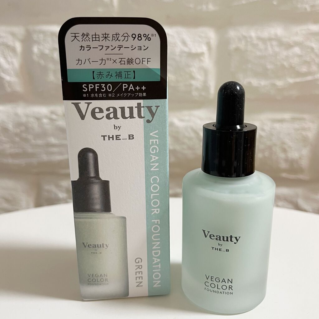 ヴィーガン カラーファンデーション/Veauty by THE_B/リキッドファンデーションを使ったクチコミ(2枚目)