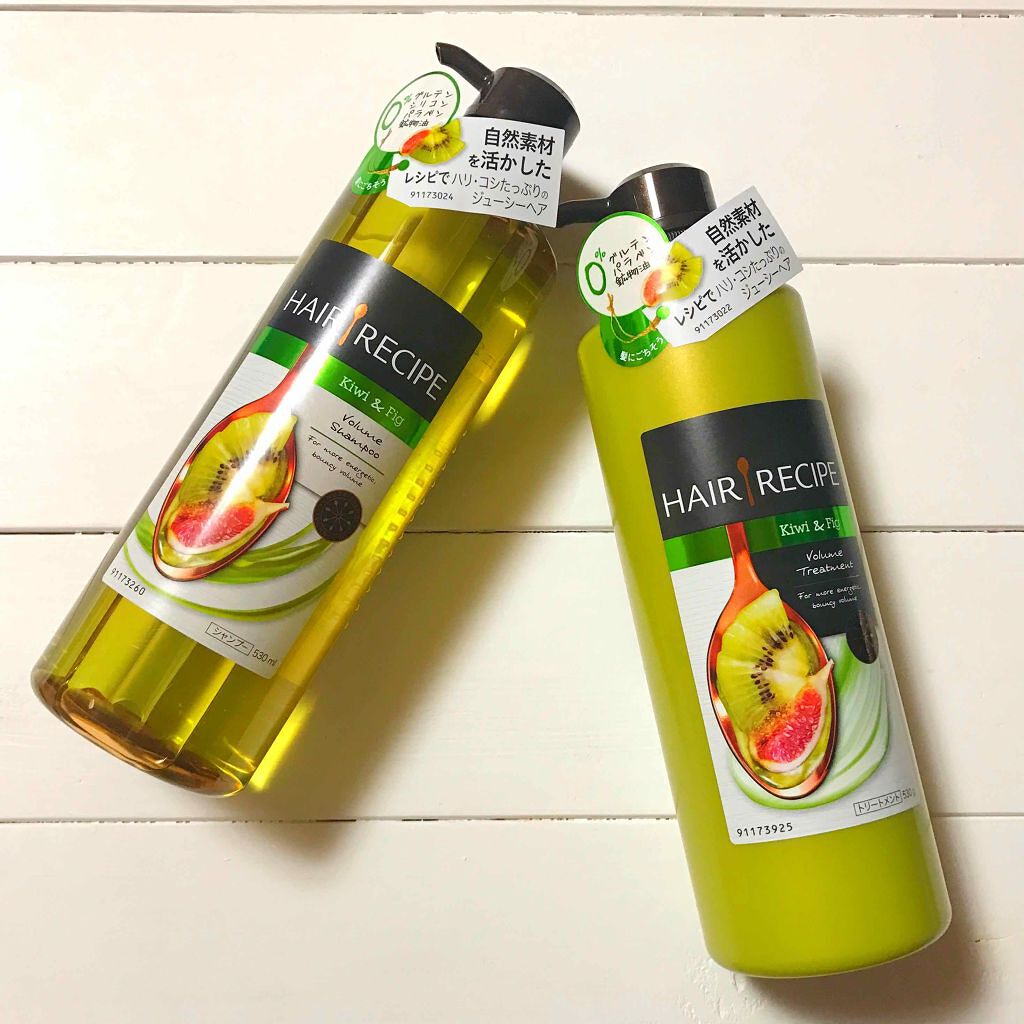 キウイ エンパワー ボリューム レシピ シャンプー/トリートメント/HAIR RECIPE/市販シャンプーを使ったクチコミ(1枚目)
