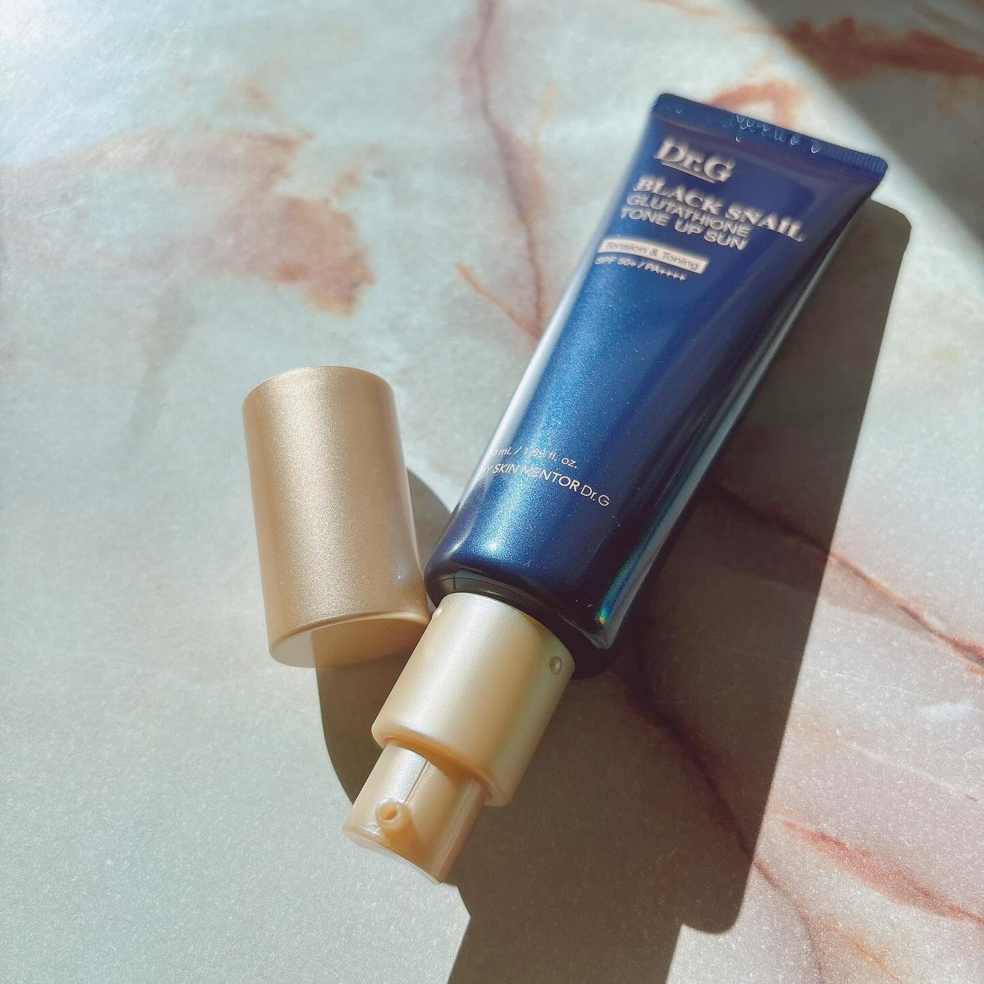 ブラックスネイルグルタチオントーンアップサン/Dr.G/日焼け止めクリームを使ったクチコミ(2枚目)