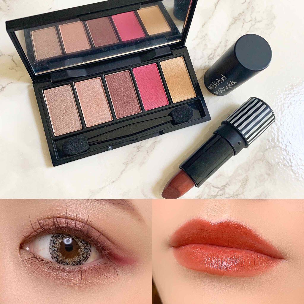 5カラーズアイシャドウ 02フレンチピンク/Witch's Pouch/アイシャドウパレットを使ったクチコミ（3枚目）