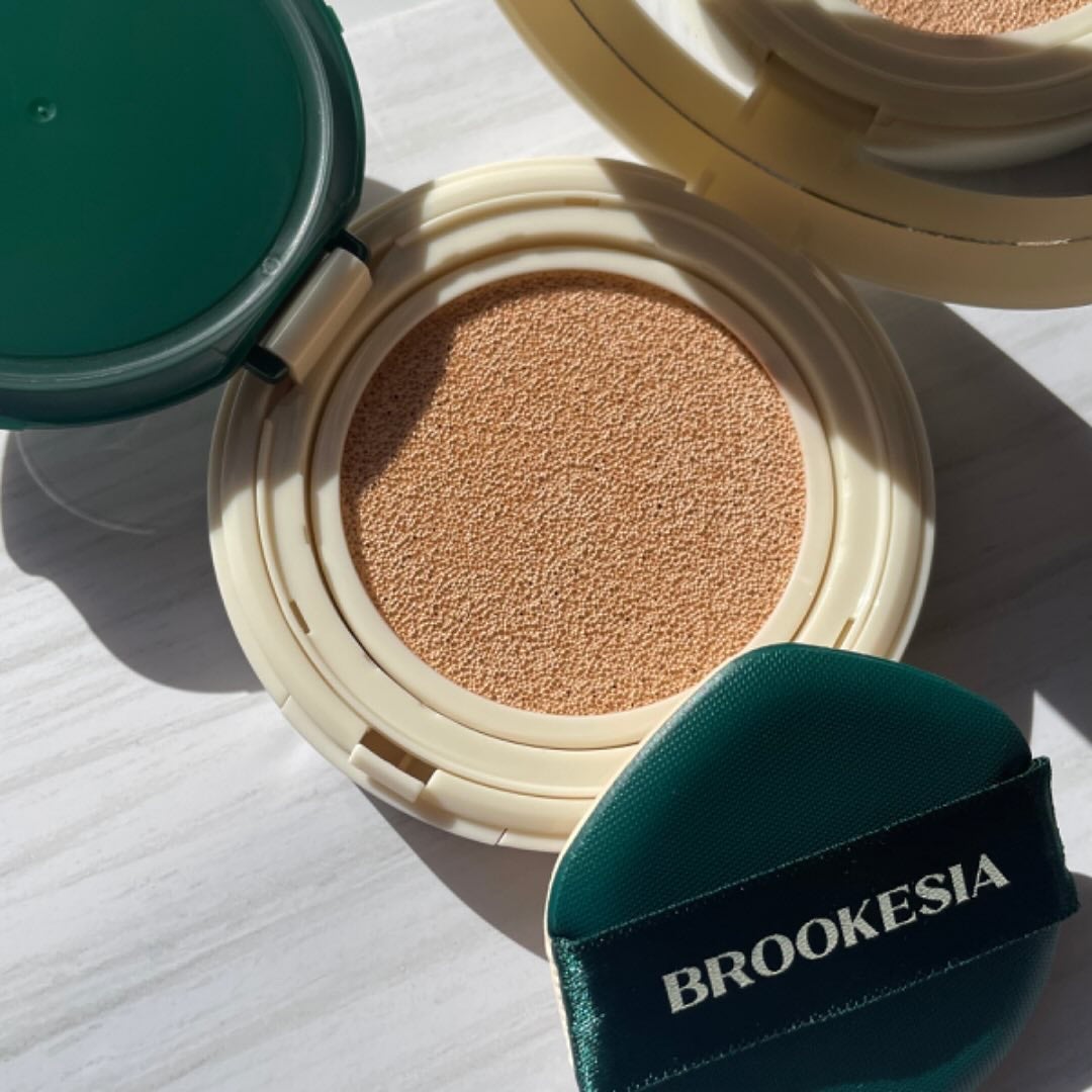 スキンエンハンサー コンパクトクッション(グロー)/BROOKESIA/クッションファンデーションを使ったクチコミ(2枚目)