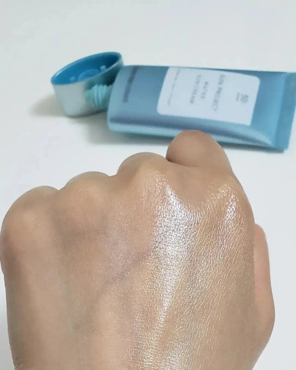 サンプロジェクト ウォーターサンクリーム SPF50+ PA+++/THANK YOU FARMER/日焼け止めクリームを使ったクチコミ(8枚目)