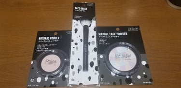 #100均ｼﾘｰｽﾞ
#DAISO

2019.12.6追記
DAISO U R GRAM

◆MARBLE FACE POWDER 01
#透明感UP #ﾂﾔ肌 #ﾏｰﾌﾞﾙｶﾗｰ

粒子細かくて、さ