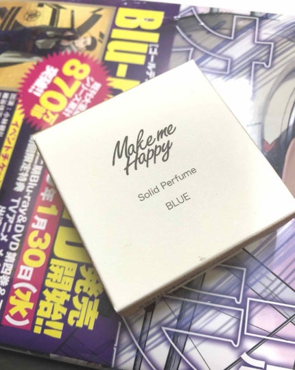 メイクミーハッピー ソリッドパフューム BLUE/キャンメイク/練り香水を使ったクチコミ(1枚目)