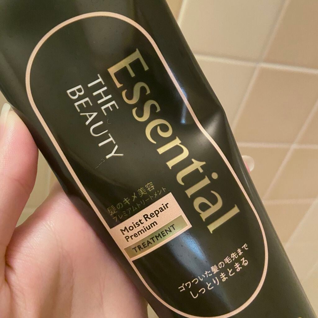 THE BEAUTY 髪のキメ美容プレミアムトリートメント<モイストリペアプレミアム>/エッセンシャル/洗い流すヘアトリートメントを使ったクチコミ(1枚目)