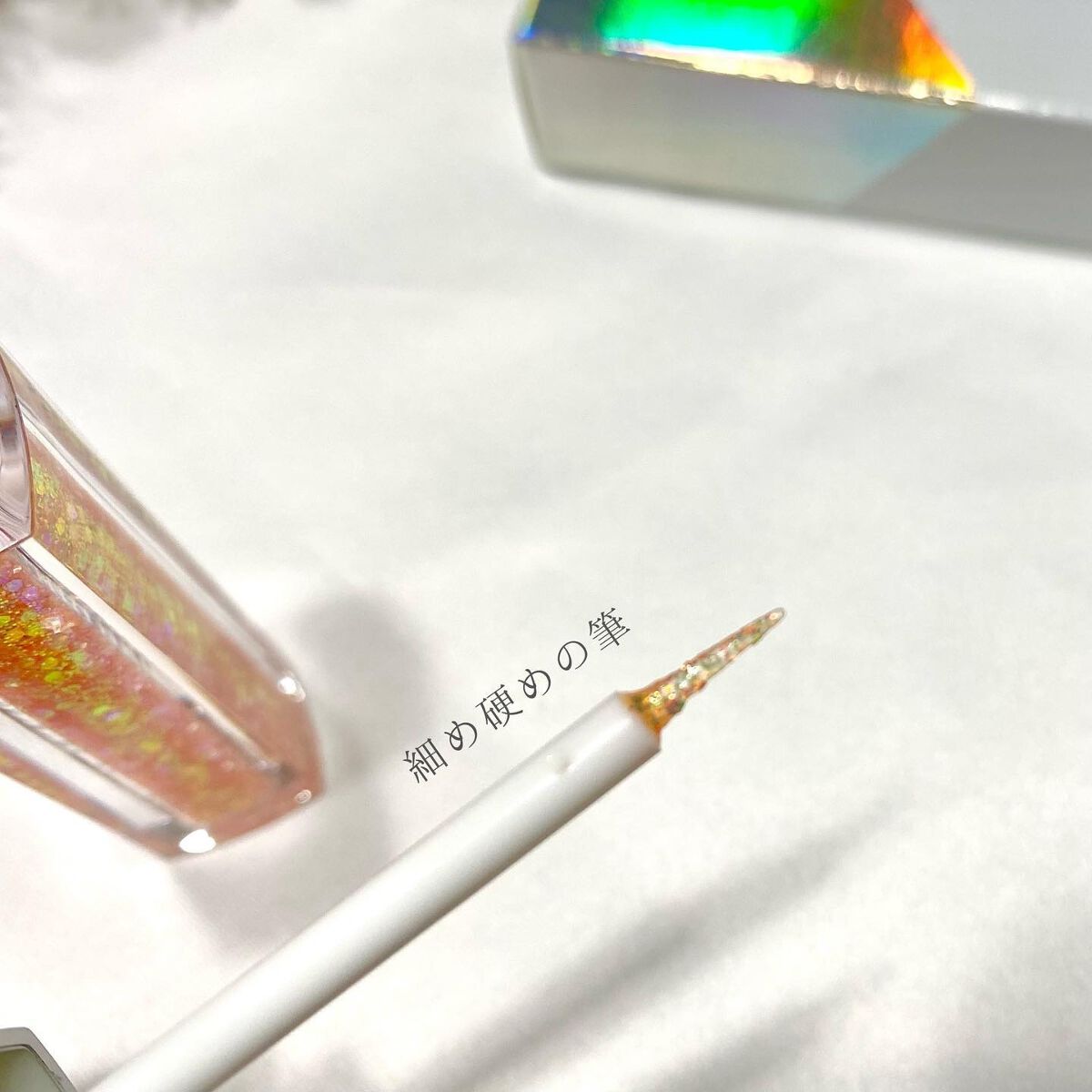 ダイヤモンドシリーズ 星空リキッドアイシャドウ OR 03 サンセットダイヤモンド/ZEESEA/リキッドアイシャドウを使ったクチコミ（3枚目）