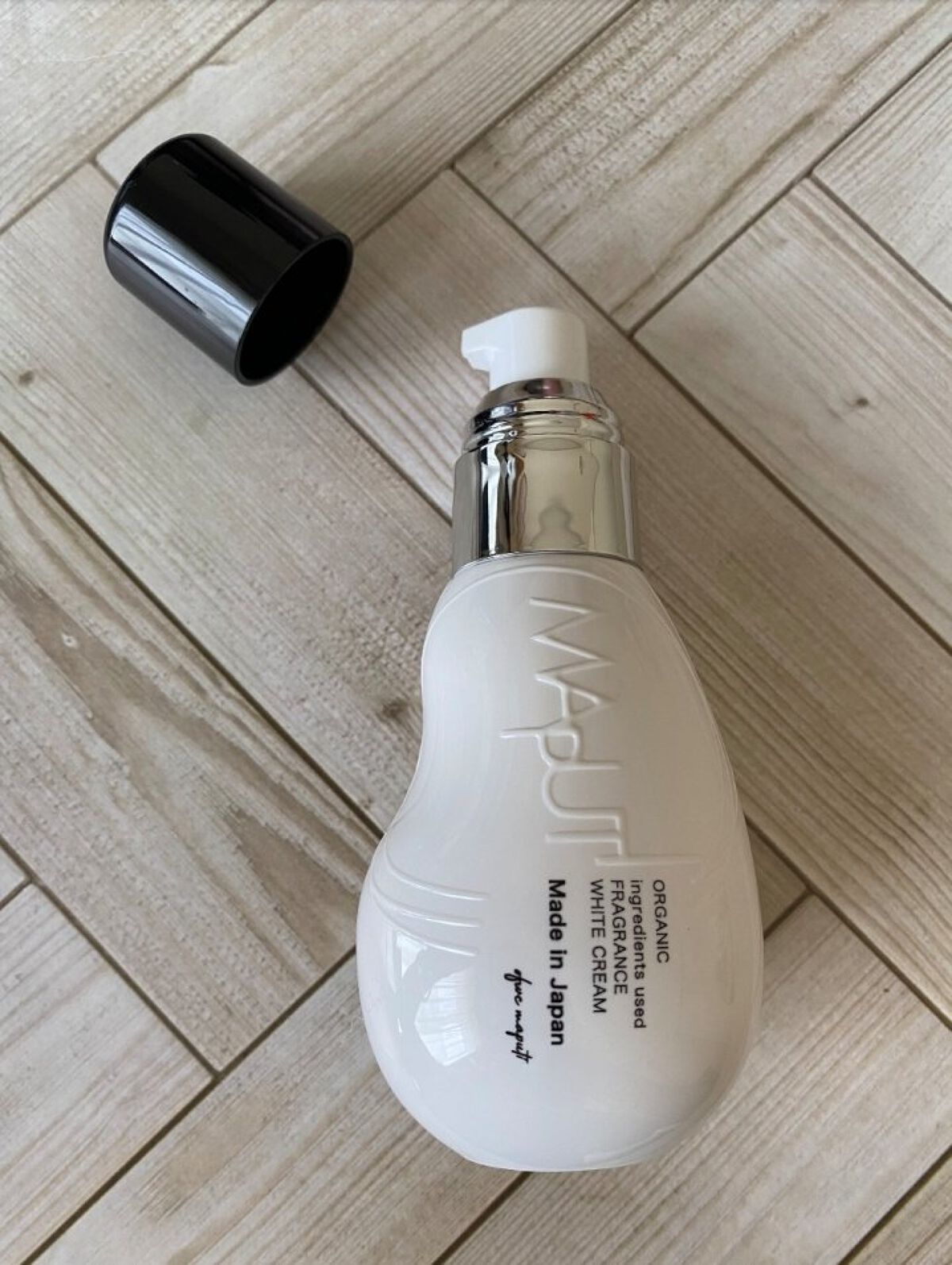 オーガニックフレグランスホワイトクリーム/MAPUTI/デリケートゾーンケアを使ったクチコミ(2枚目)