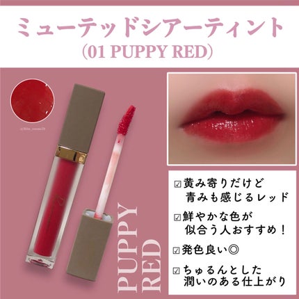 センシュアルフィックスティント/Ririmew/リップティントを使ったクチコミ(4枚目)