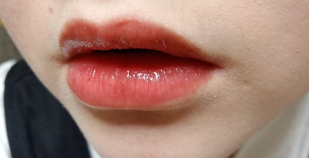 ステイオンバームルージュ/キャンメイク/口紅を使ったクチコミ(3枚目)