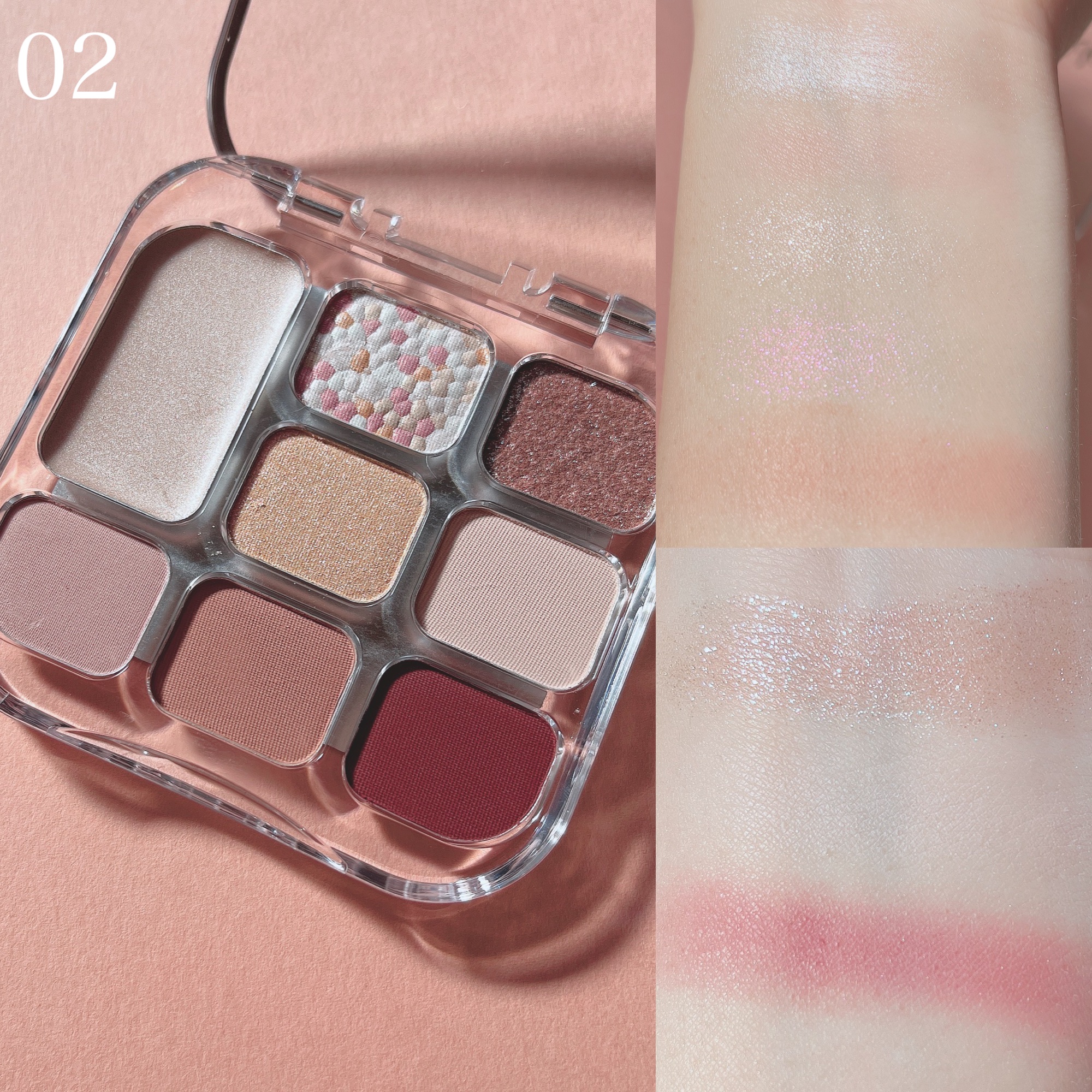 イロミッケ 8色アイシャドウパレット/iromikke/アイシャドウパレットを使ったクチコミ（3枚目）