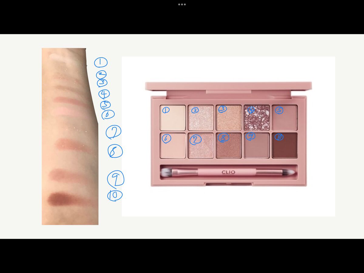プロ アイ パレット/CLIO/アイシャドウパレットを使ったクチコミ（1枚目）
