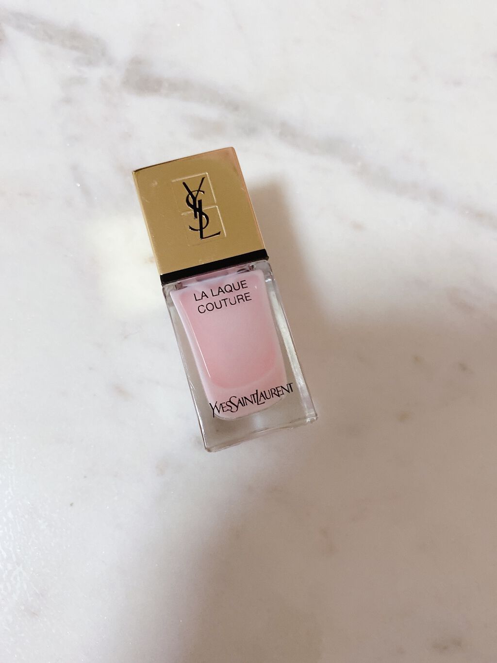ラ ラック クチュール No.25 ロゼロマンティック/YVES SAINT LAURENT BEAUTE/マニキュアを使ったクチコミ（1枚目）