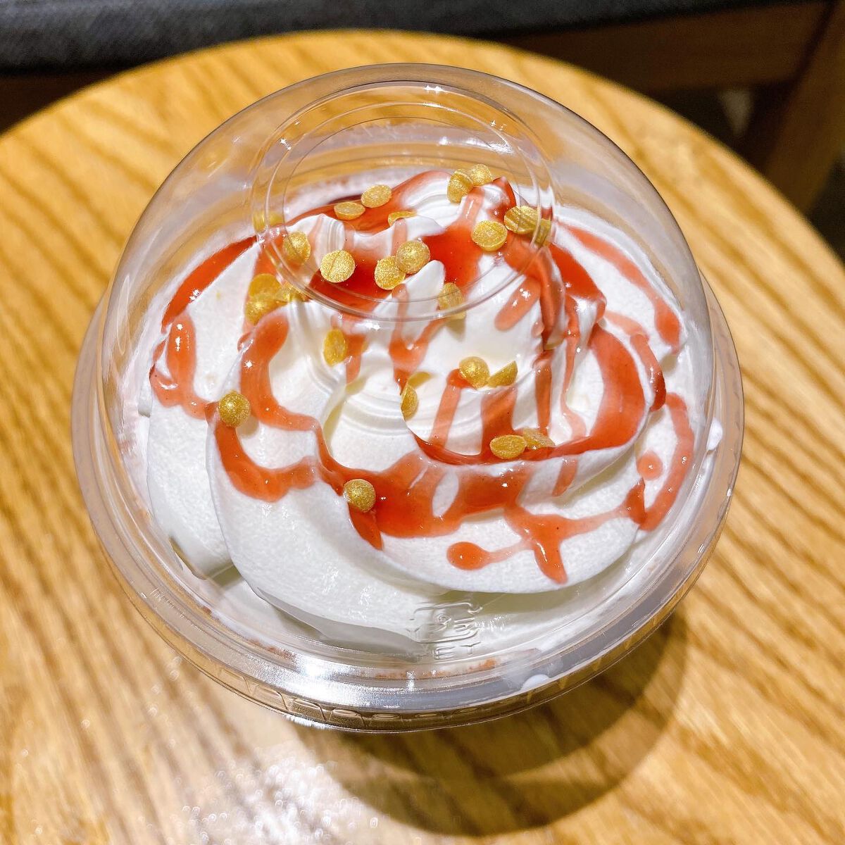 ストロベリーandベルベットブラウニーフラペチーノ/ドリンクを使ったクチコミ(2枚目)