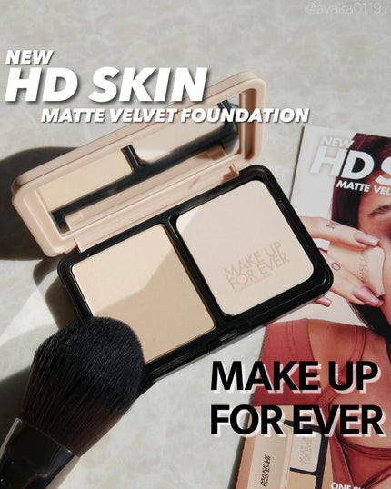 HDスキン マットベルベットコンパクト/MAKE UP FOR EVER/パウダーファンデーションを使ったクチコミ(1枚目)