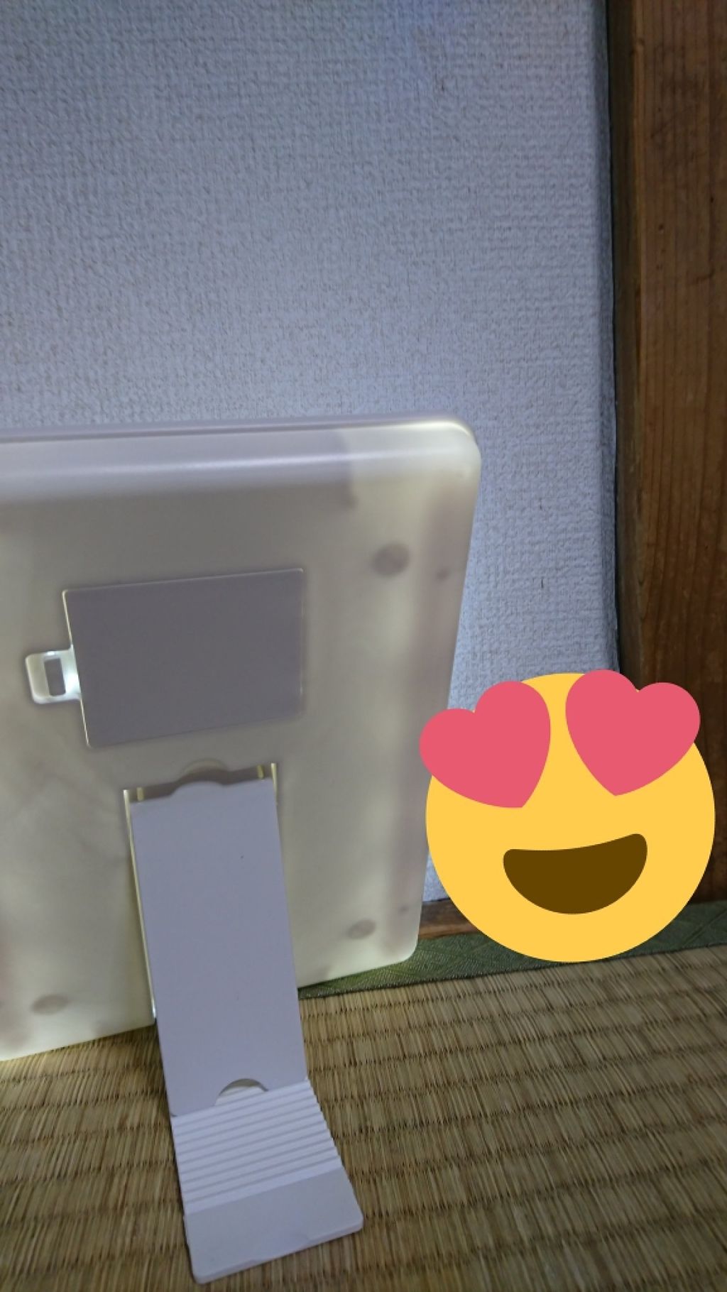 LED付ミラー(スタンドタイプ)/DAISO/その他化粧小物を使ったクチコミ(4枚目)