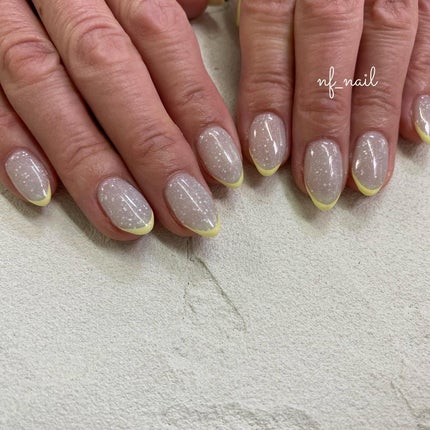 Natsumi◎nailist on LIPS 「french.バーチャルスキニーフレンチ🌼.#ネイル#ネイルテ..」(1枚目)