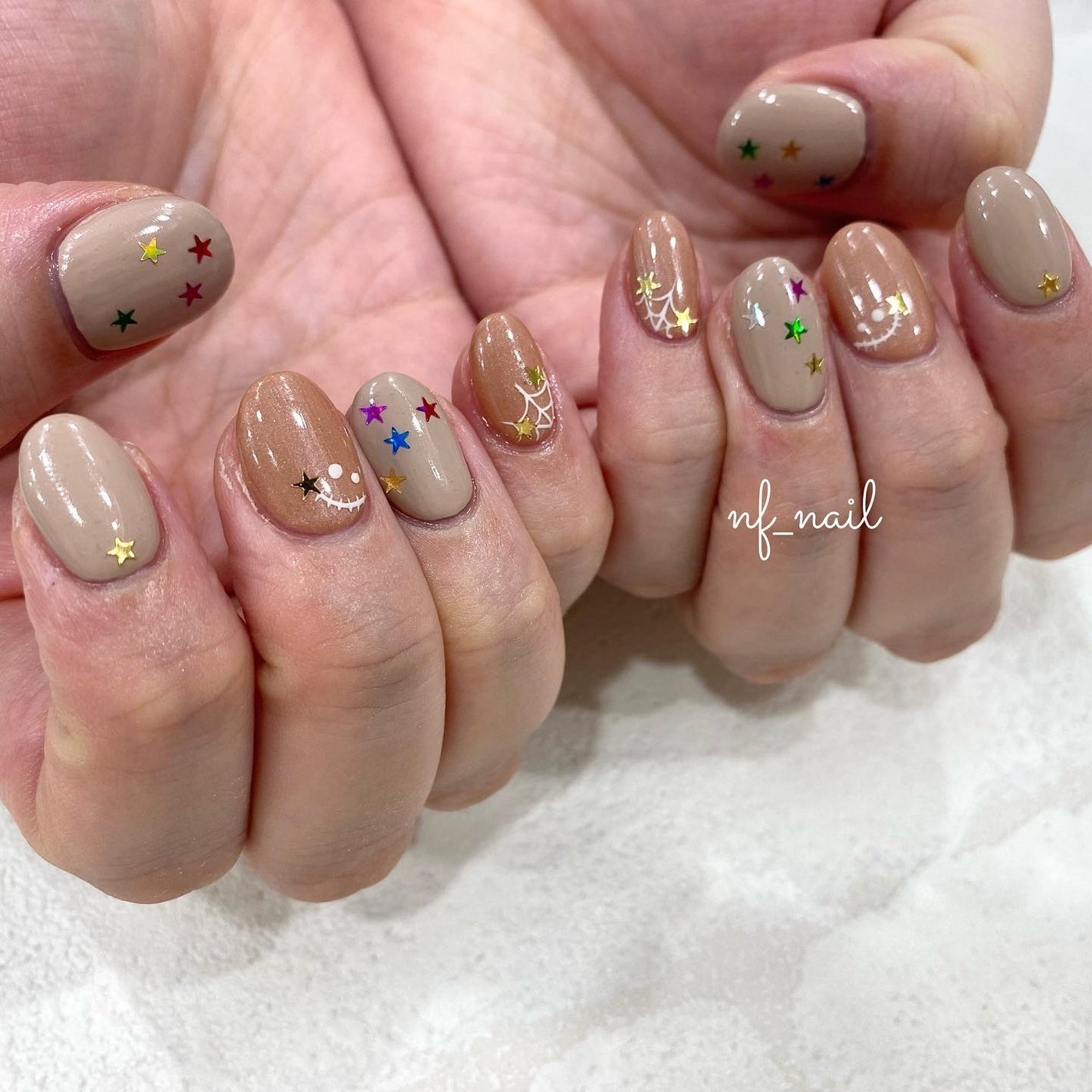 Natsumi◎nailist on LIPS 「art.🎃.#ネイル#ネイルデザイン#ネイルアート#ジェ..」(1枚目)