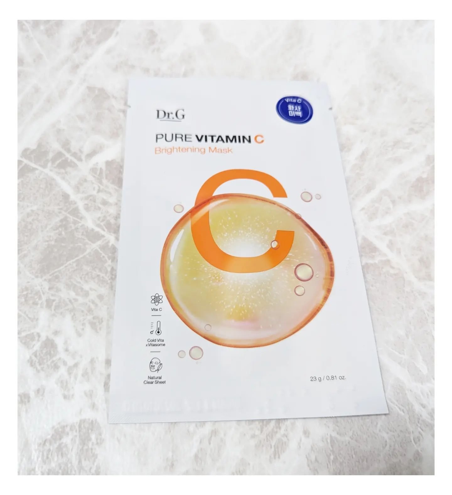 ドクタージー ピュア ビタミンC ブライトニングマスク/Dr.G/シートマスク・パックを使ったクチコミ（3枚目）