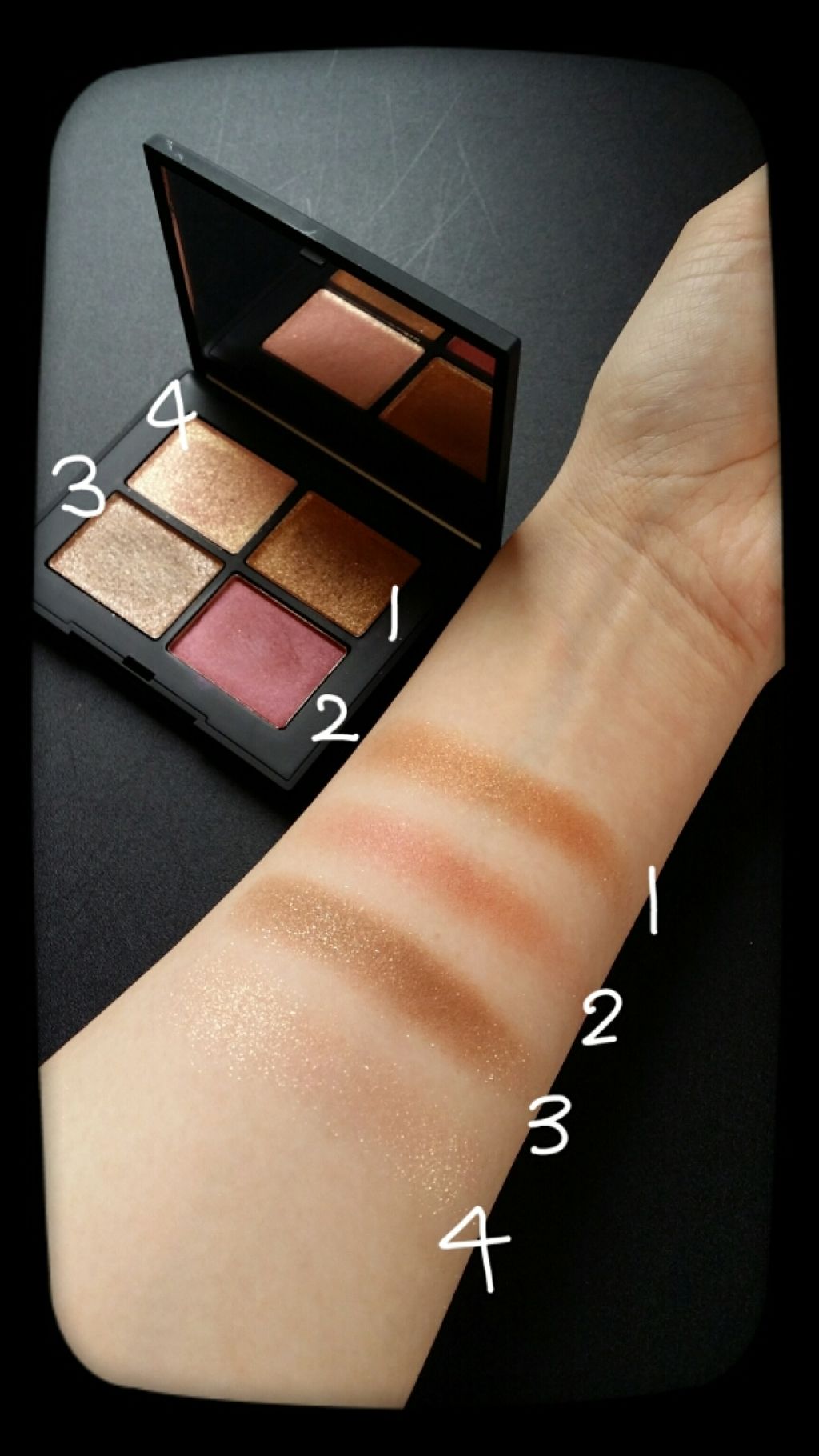 クワッドアイシャドー/NARS/アイシャドウパレットを使ったクチコミ(2枚目)