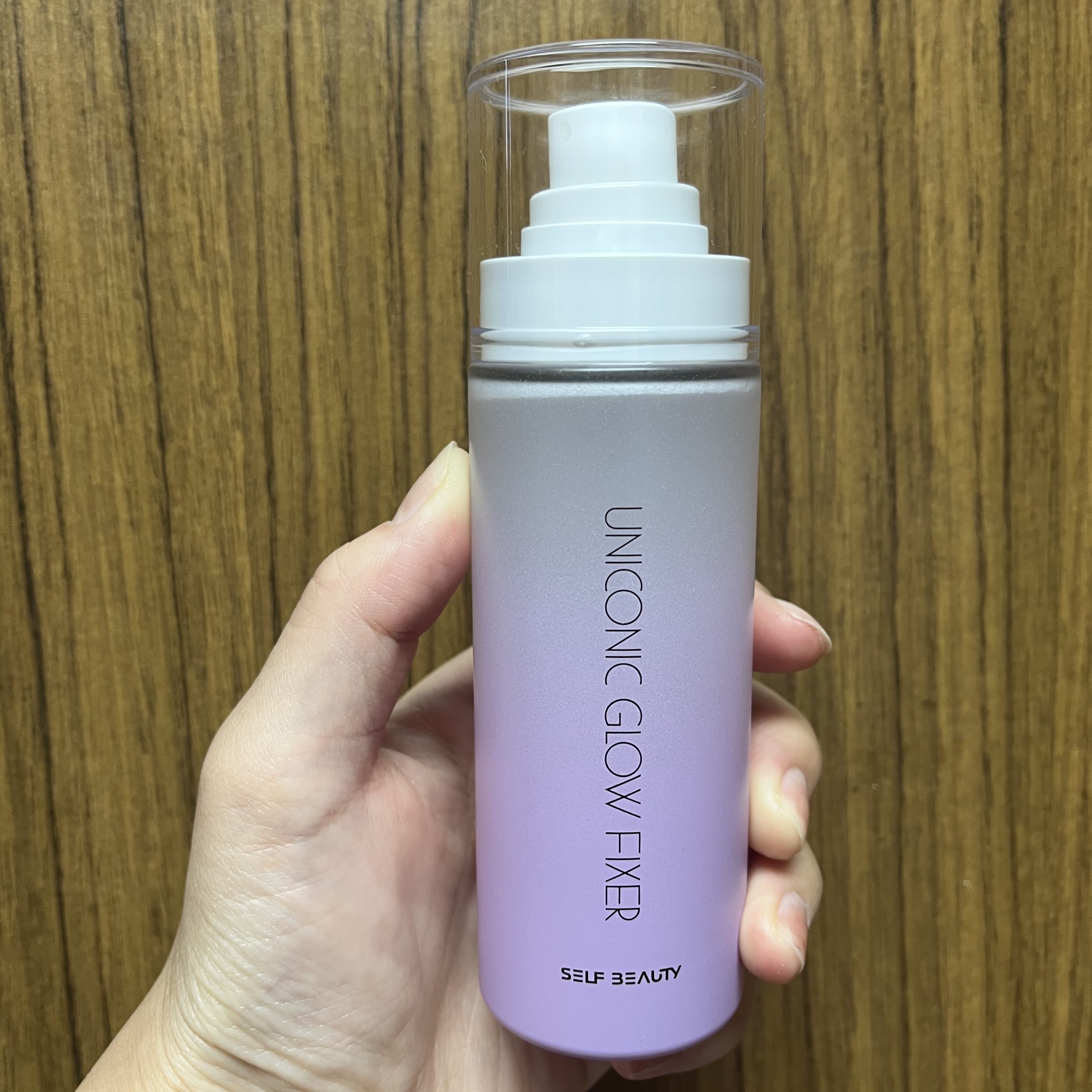 SELF BEAUTY【ユニコーン メイクアップグローフィックスミスト】💜🤍🩷🦄

shushupa!【メイクキープスプレー】も使用した事がありますが、
🦄の方が
粒子が細かくて、光沢のある仕上がりが気に入っています。

ヨレに関