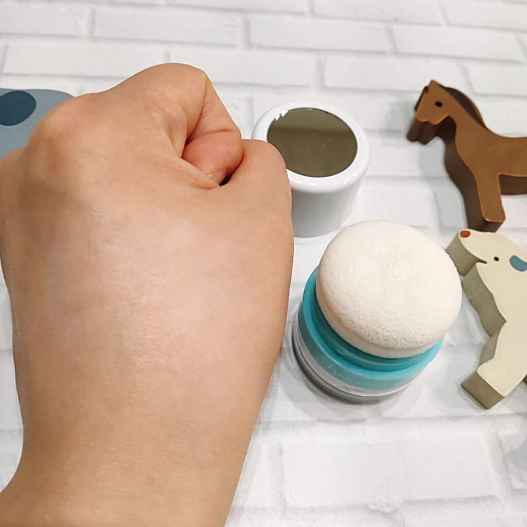 ihana WHITE スキンケアVCスノーパウダー/IHANA/ルースパウダーを使ったクチコミ（3枚目）