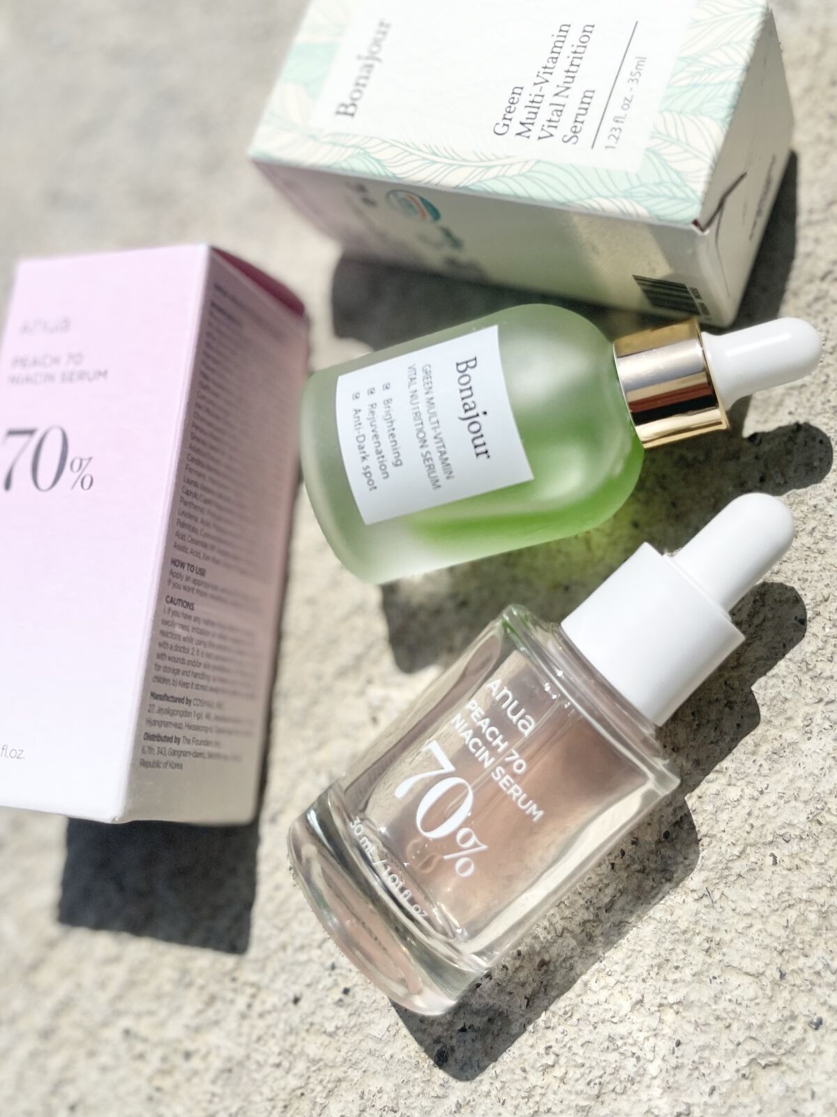 グリーンビタミンセラム/Bonajour/美容液を使ったクチコミ（1枚目）