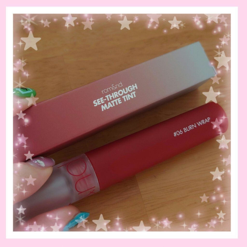 シースルーマットティント/rom&nd/リップティントを使ったクチコミ(1枚目)