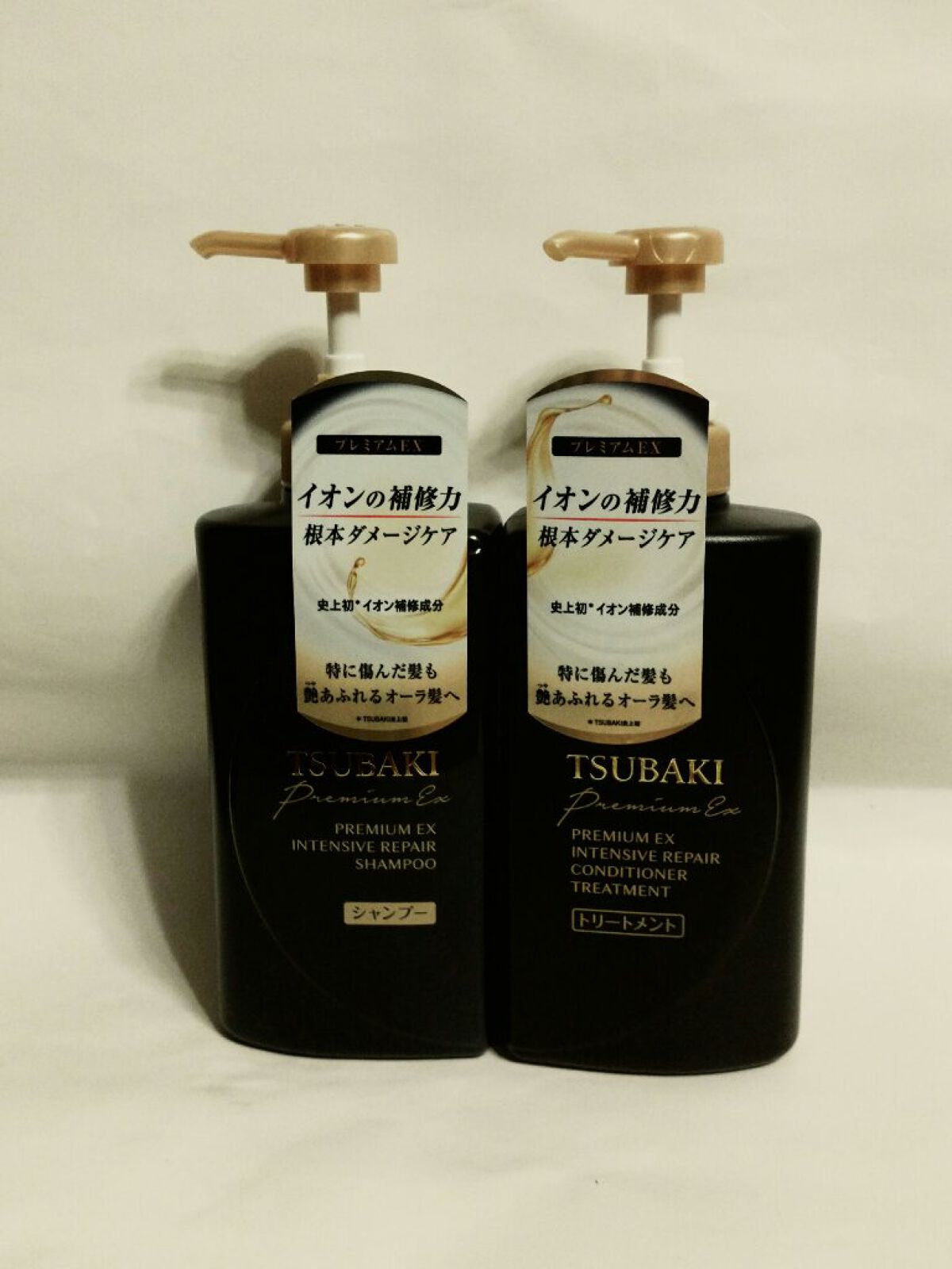 プレミアムＥＸ インテンシブリペア ＜シャンプー＞／コンディショナー＜ヘアトリートメント＞ /TSUBAKI/市販シャンプーを使ったクチコミ（1枚目）