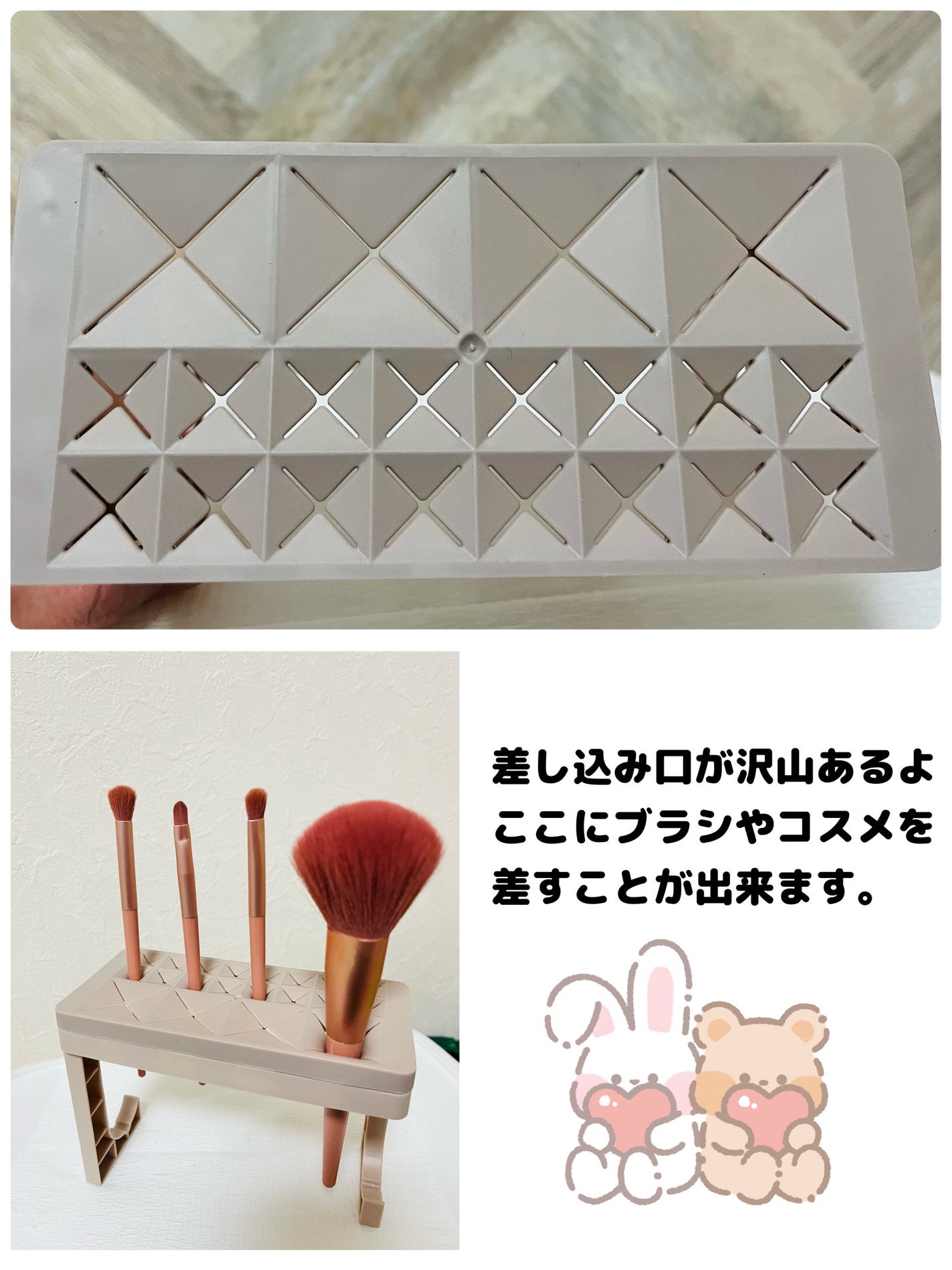 干せるブラシスタンド(3way)/GENE TOKYO/その他を使ったクチコミ(4枚目)