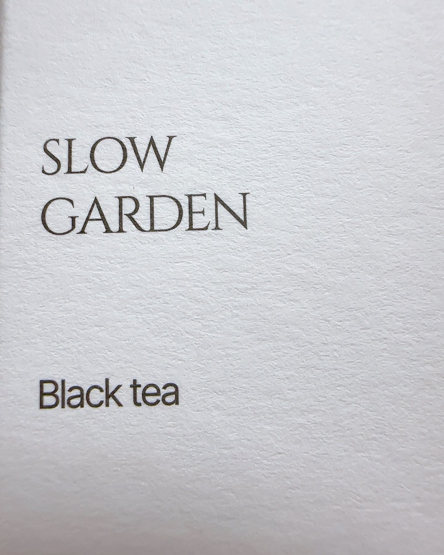 マルチパフューム ブラックティー/SLOW GARDEN/香水(その他)を使ったクチコミ（2枚目）