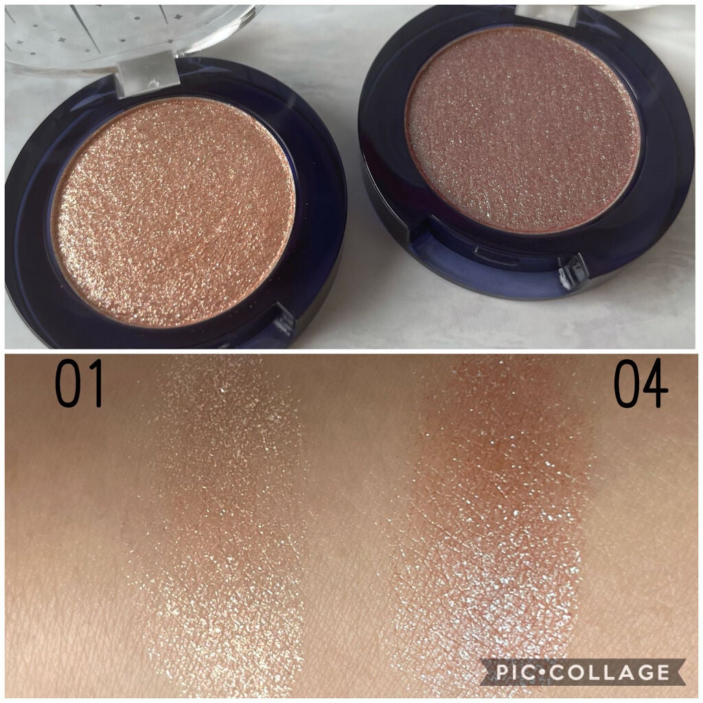 グリッター シャドウ カラー/rom&nd/グリッターを使ったクチコミ(8枚目)