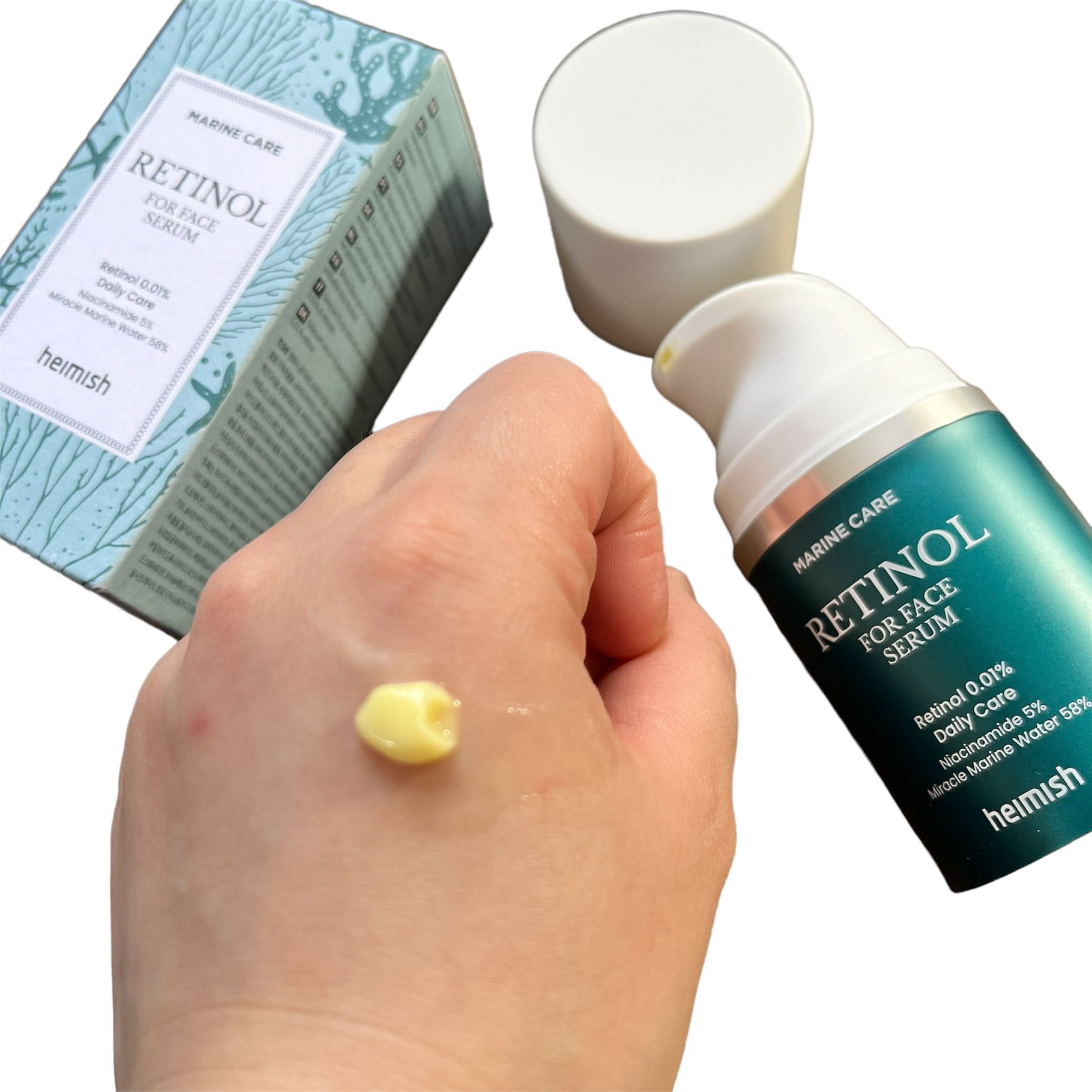 マリンケア レチノールアイセラム/heimish/アイケア・アイクリームを使ったクチコミ（2枚目）