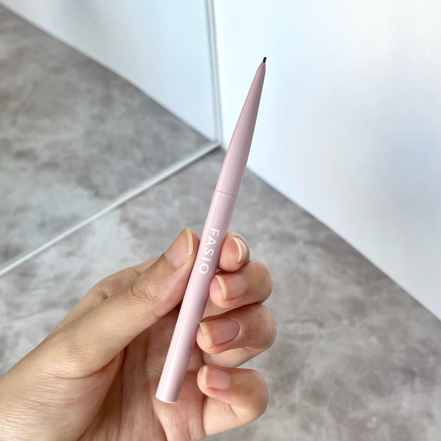 ウォータープルーフ アイブロウ(超極細芯)/FASIO/アイブロウペンシルを使ったクチコミ（2枚目）