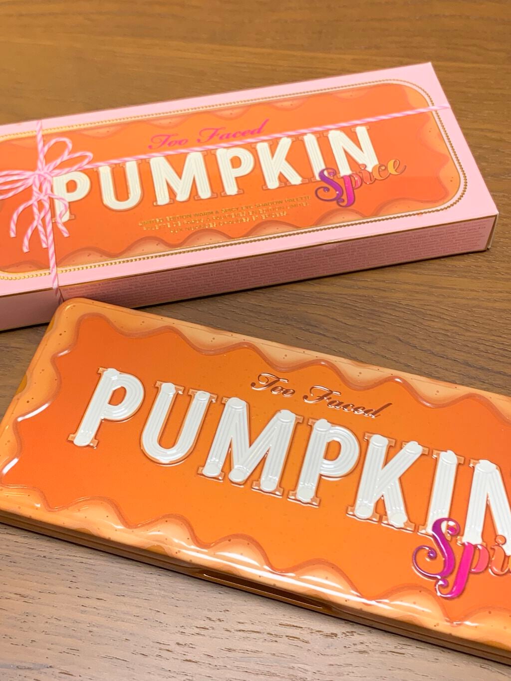 パンプキン スパイス アイシャドウ パレット(旧)/Too Faced/アイシャドウパレットを使ったクチコミ(1枚目)