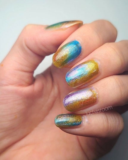 ネイルホリック Glamour Glitter/ネイルホリック/マニキュアを使ったクチコミ(5枚目)