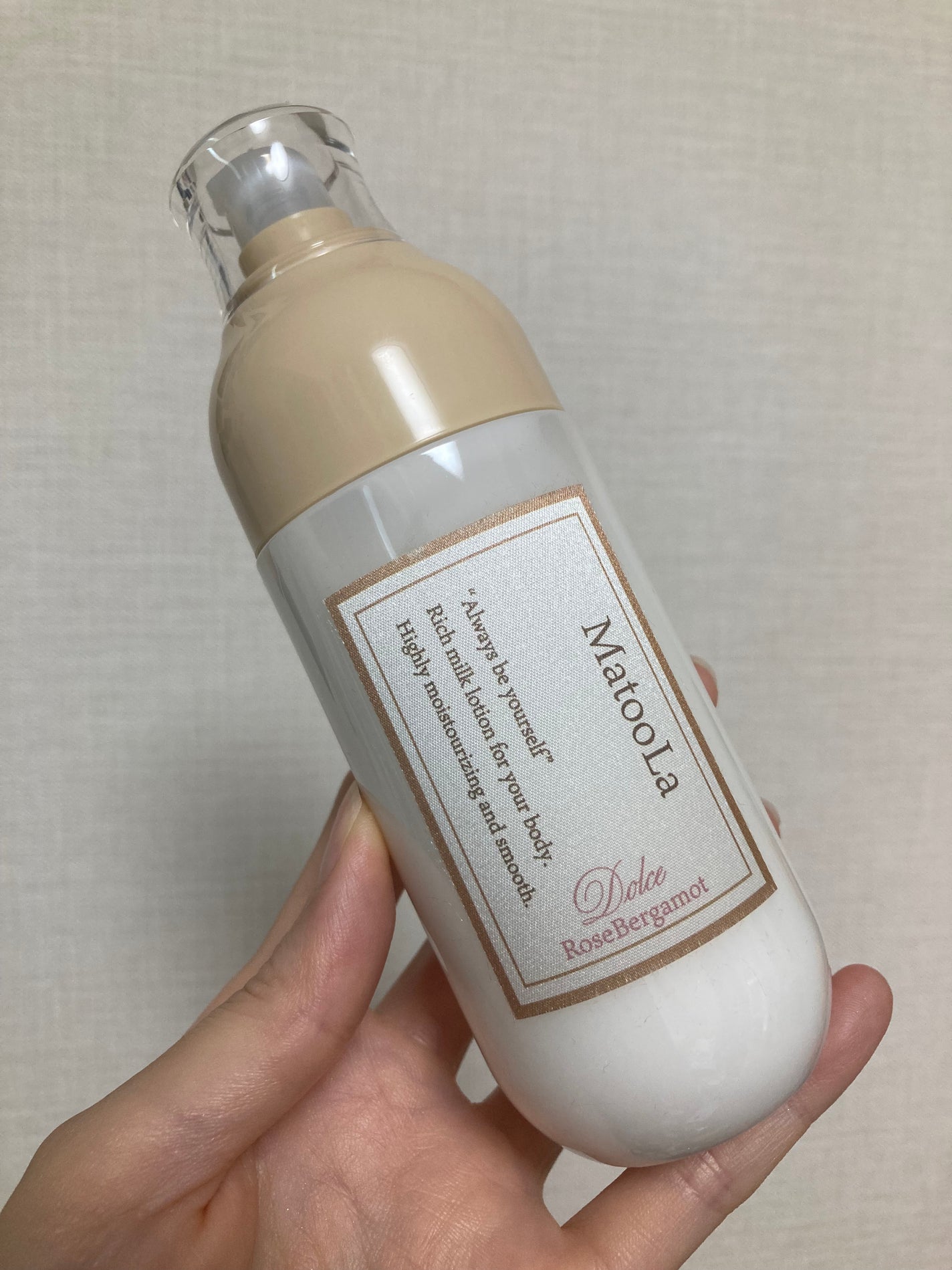 ボディミルク (ドルチェ)/ロゼベルガモットの香り/MatooLa/ボディミルクを使ったクチコミ(6枚目)