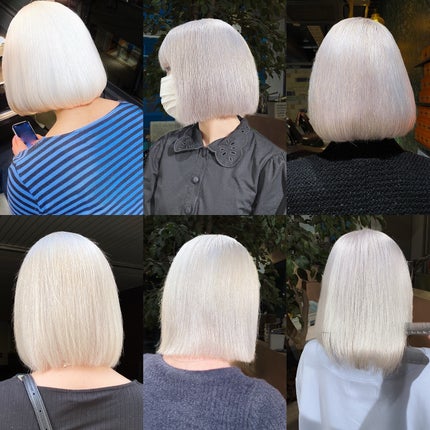 松元優 フォロバ/韓国/ホワイトカラー/メンズメイク🇰🇷 on LIPS 「ホワイトカラー集福岡で超一流カット&ハイトーンカラー🐺🌙セミナ..」(3枚目)