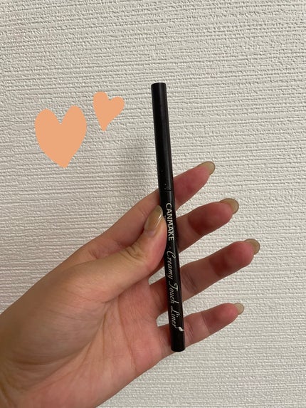 クリーミータッチライナー/キャンメイク/ジェルアイライナーを使ったクチコミ(1枚目)