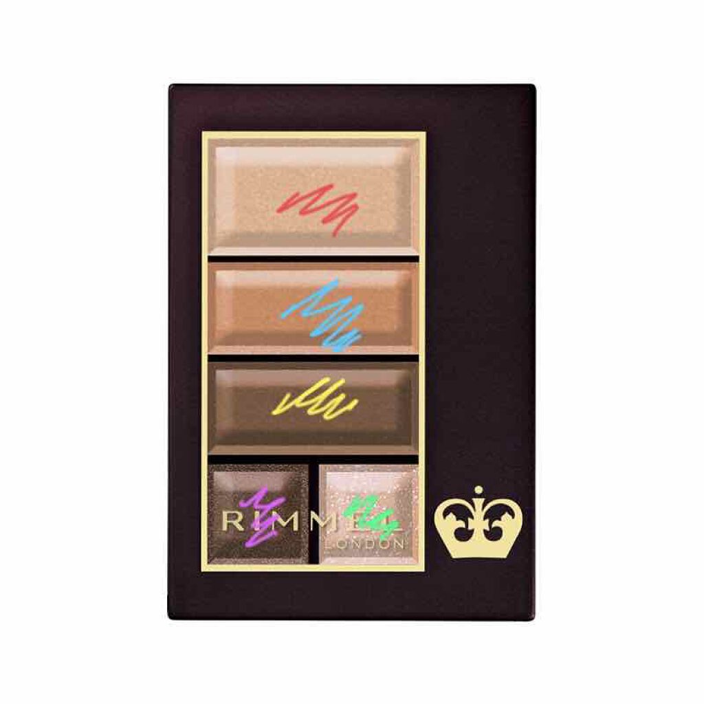 ショコラスウィート アイズ ソフトマット/リンメル ロンドン/アイシャドウパレットを使ったクチコミ(2枚目)