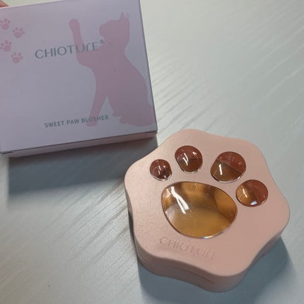 ラブリー肉球チーク/CHIOTURE/パウダーチークを使ったクチコミ(2枚目)