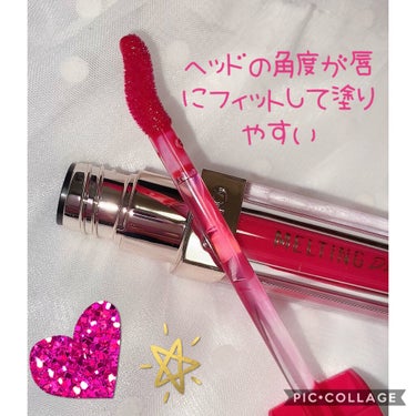 メルティングデューイティント #05 Low Cherry/CLIO/口紅を使ったクチコミ（2枚目）