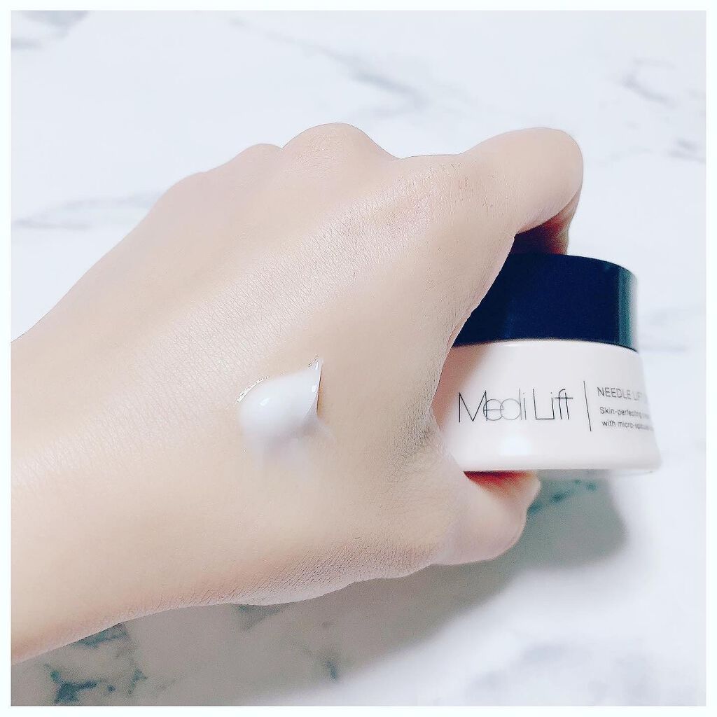 メディリフト ニードルリフトクリーム/YA-MAN TOKYO JAPAN/フェイスクリームを使ったクチコミ（3枚目）