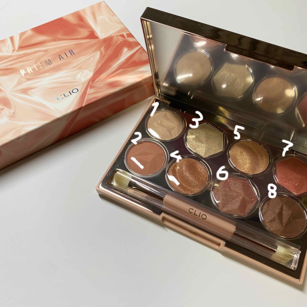 プリズム エアー アイ パレット/CLIO/アイシャドウパレットを使ったクチコミ（1枚目）