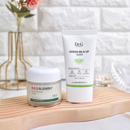 グリーンマイルドアップサンプラス/Dr.G/日焼け止めクリームを使ったクチコミ(1枚目)