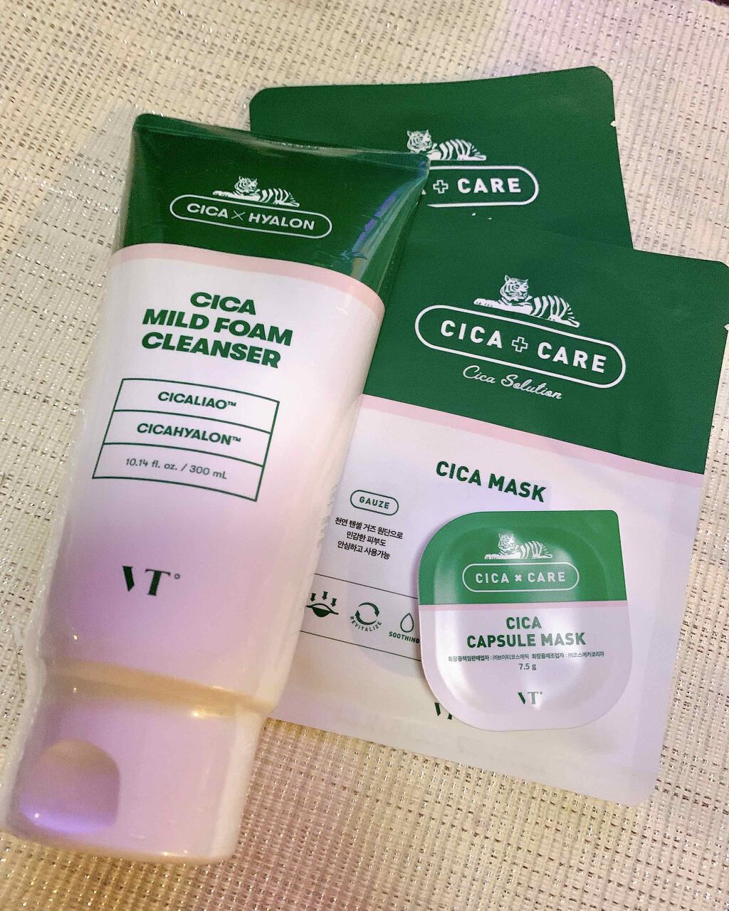 CICA マイルドフォームクレンザー/VT/洗顔フォームを使ったクチコミ(1枚目)