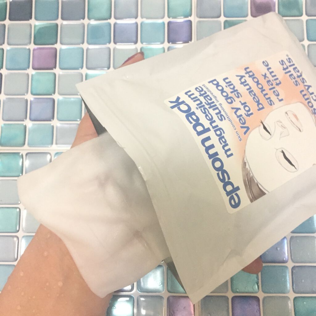 エプソムパック/sea crystals/シートマスク・パックを使ったクチコミ(2枚目)