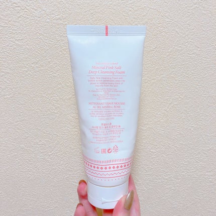 ミネラルピンクソルト ディープクレンジング フォーム/too cool for school/洗顔フォームを使ったクチコミ(2枚目)